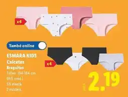 Lidl Esmara - esmara kids calcetes braguitas oferta