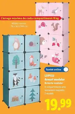 Lidl Lupilu - armari modular oferta