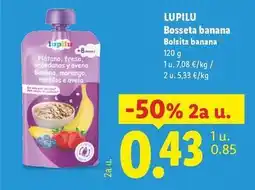 Lidl Lupilu - bosseta banana oferta
