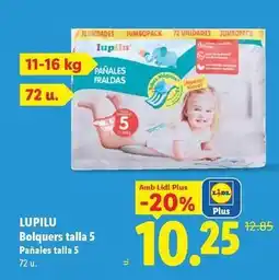 Lidl Lupilu - bolquers talla 5 oferta