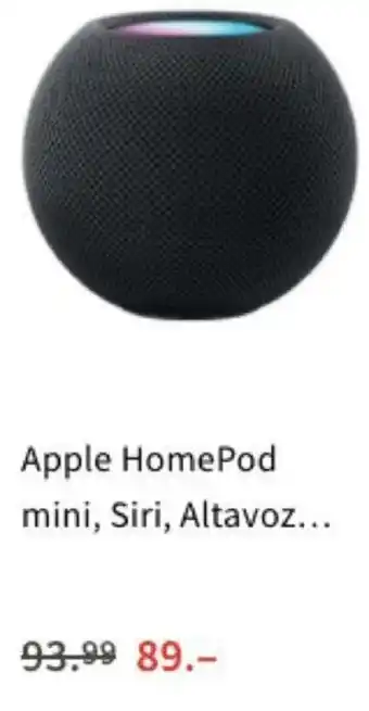 MediaMarkt Apple HomePod mini, Siri, Altavoz oferta