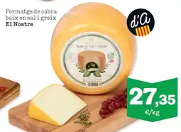 Sorli El Nostre formatge de cabra baix en sal i greix oferta