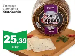 Sorli Gran Capitán formatge amb tòfona oferta