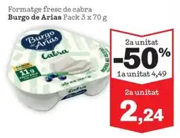 Sorli Burgo de Arias formatge fresc de cabra oferta