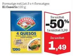 Sorli El Caserío 4 quesos oferta
