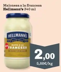 Sorli Hellmann's maionesa a la francesa oferta