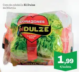 Sorli el dulze corazones lechuga baby oferta
