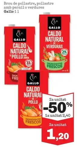 Sorli Gallo caldo natural de pollo oferta