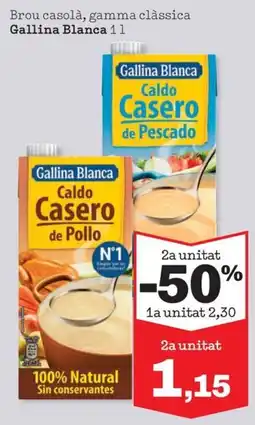 Sorli Gallina Blanca caldo casero de pollo oferta