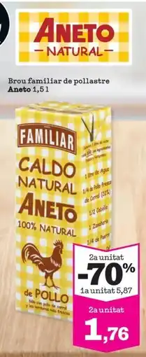 Sorli Aneto caldo natural familiar de pollo oferta