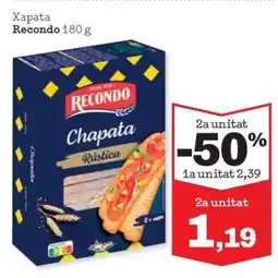 Sorli Recondo chapata rústica oferta