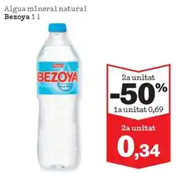 Sorli Bezoya agua mineral natural oferta