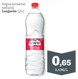Sorli Lanjarón agua mineral natural oferta