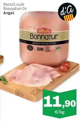 Sorli Argal bonnatur jamón cocido extra oferta