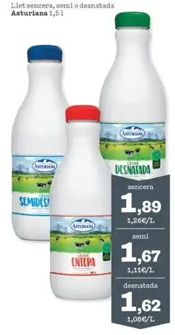 Sorli Asturiana llet sencera, semi o desnatada oferta