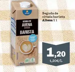 Sorli Alteza bebida de avena barista oferta