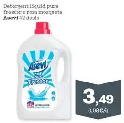 Sorli Asevi detergente liquido pura frescor o rosa mosqueta oferta