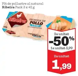 Sorli Ribeira pechuga de pollo al natural oferta