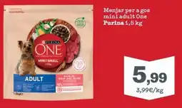 Sorli Purina One mini adult oferta