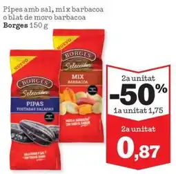 Sorli Borges pipas tostadas saladas oferta