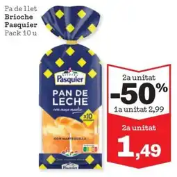 Sorli Pasquier pan de leche oferta