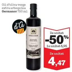 Sorli Germanor oli d'oliva verge extra arbequina oferta