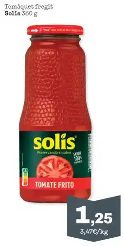 Sorli Solís tomàquet fregit oferta