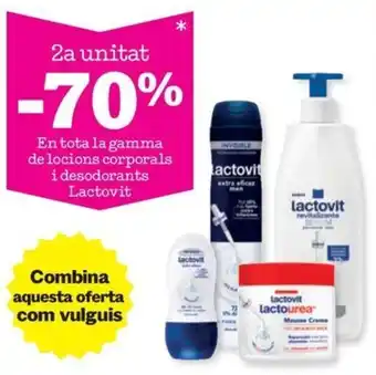 Lactovit lociones corporals i desodorants