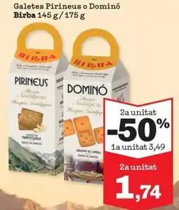Sorli Birba galetes pirineus o dominó oferta