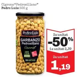 Sorli Pedro Luis garbanzo pedrosillano gourmet oferta