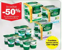 Sorli Activia iogurts naturals oferta
