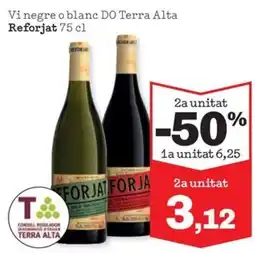 Sorli Reforjat vi negre o blanc DO Terra Alta oferta