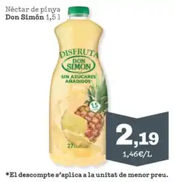 Sorli Don Simón nectar de pinya oferta