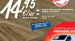 BigMat Suelo vinilico spc elemental roble alicante oferta