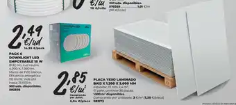 Downlight LED empotrable 18 W
