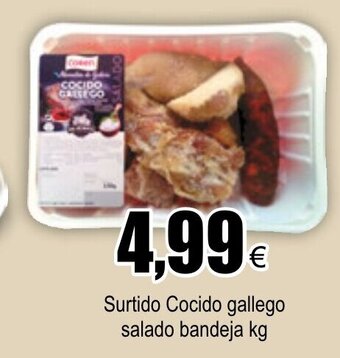 FROIZ Surtido Cocido gallego salado bandeja kg oferta