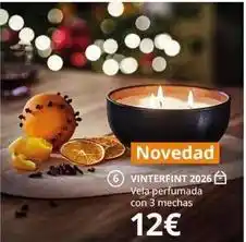 IKEA Vela - vinterfint 2026 perfumada con 3 mechas oferta