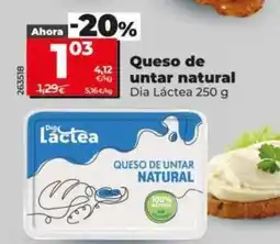 Dia Dia lactea - queso de untar natural oferta