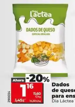 Dia Dia lactea - dados de queso para ensalada oferta
