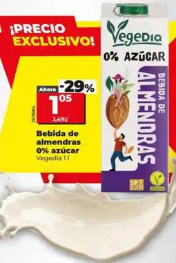 Dia Vegedia - bebida de almendras 0% azucar oferta