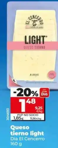 Dia Dia el cencerro - queso tierno light oferta