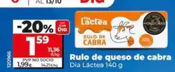 Dia Dia lactea - rulo de queso de cabra oferta