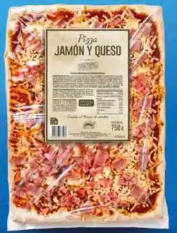 Dia Pizza de jamon y queso rectangular oferta
