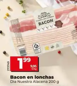 Dia Dia nuestra alacena - bacon en lonchas oferta