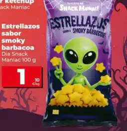 Dia Dia snack maniac - estrellazos sabor smoky barbacoa oferta