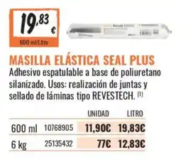 Obramat masilla elastica seal plus oferta