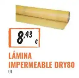 Obramat lámina impermeable dry80 oferta