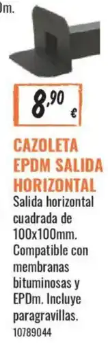 Obramat Cazotele epdm salida horizontal oferta
