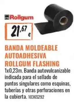 Obramat Rollgum banda moldeable autoadhesiva rollgum flashing oferta