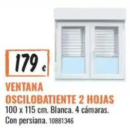 Obramat ventana oscilobatiente 2 hojas oferta